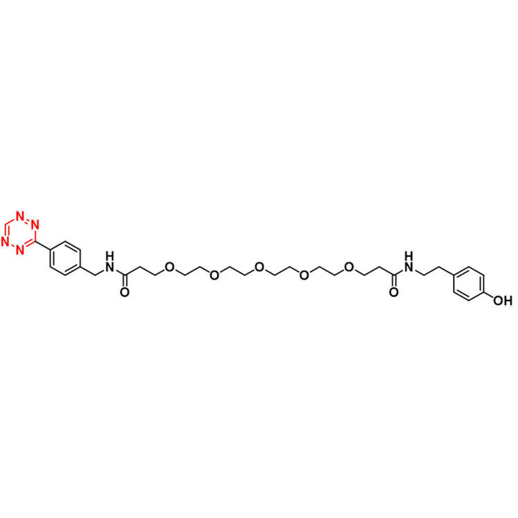 Tetrazine-PEG5-NH-CH2CH2-4-Phenol